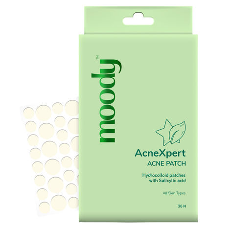Buy Moody Acnexpert Face Acne Pimple Patches With Hydrocolloid And Salicylic Acid - 36 Patches-Purplle