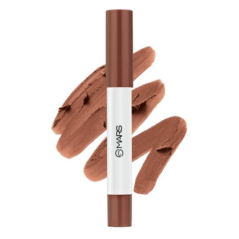 Buy Mars Cloud Kiss Soft-Matte Lip Crayon (1.8 gm) (02-Cocoa Whisper) | Infused With Corn & Rice Starch | 8+ Hr Long-Lasting | Feather-Light Texture | One-Stroke Smooth Glide | Full Coverage | Non Drying-Purplle