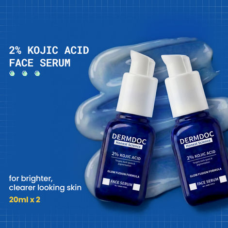 Buy DERMDOC Kojic Skin Brightening Serum (Pack of 2) (20ml)-Purplle