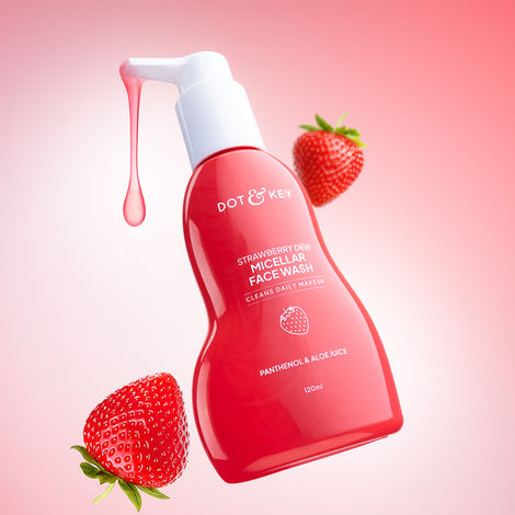 Buy Dot & Key Strawberry Dew Micellar Facewash - 120 ml-Purplle