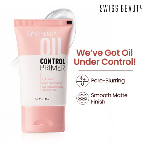 Buy Swiss Beauty Oil Control Primer | Pore-Blurring | Smooth Matte Finish | Lightweight, 30 gm-Purplle