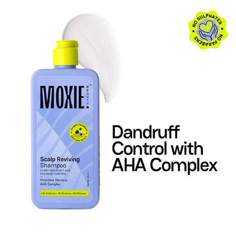 Buy Moxie Beauty Scalp Reviving Anti-Dandruff Shampoo with AHA-BHA Complex (120 ml)-Purplle