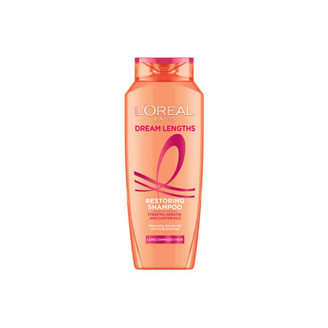 Buy L'Oreal Paris Dream Lengths Shampoo for long, lifeless hair to Nourish, Repair and Shines, 340 ml-Purplle