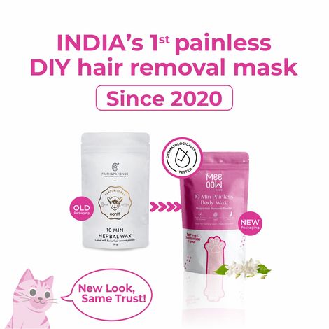 Buy Meeoow Club 4-in-1 Mogra Body Hair Removal Powder Mask (80 gm)-Purplle