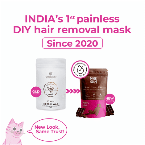 Buy Meeoow Club 4-in-1 Chocolate Bikini Hair Removal Powder Mask (80 gm)-Purplle