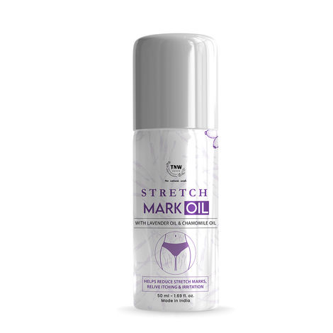 Buy TNW - The Natural Wash Stretch Mark Oil forA&nbsp;Reduces Stretch Marks,Relive Itching & Irritation| With Lavender & Chamomile Oil 50 ml-Purplle