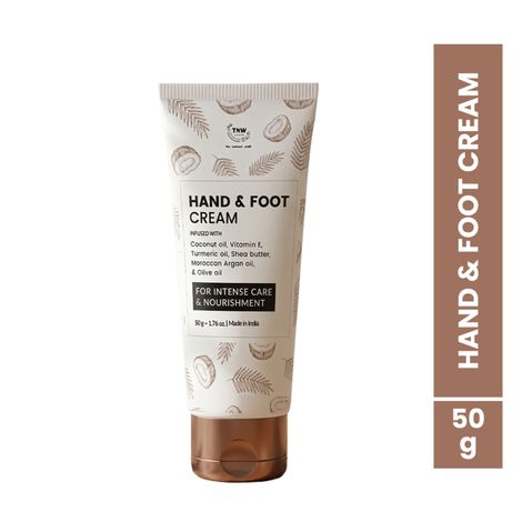 Buy TNW The Natural Wash Hand and Foot Cream for Nourished Hand & Feet | Non-Sticky and Quick Absorbing Hand & Foot Cream | Chemical-Free Cream for Excellent Moisturization 50 gm-Purplle