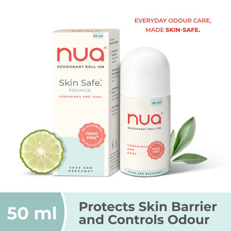 Buy Nua Deodorant Roll-On (Sage & Bergamot) 50 ml-Purplle
