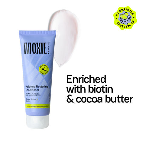 Buy Moxie Beauty Moisture Restoring Conditioner for Soothed Scalp and Hydrated Hair (120 ml)-Purplle