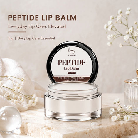 Buy TNW The Natural Wash Peptide Lip Balm Vanilla | Hydrates, Softens & Protects Lips | Shea, Cocoa & Avocado Oils | Paraben-Free | 5 gm-Purplle