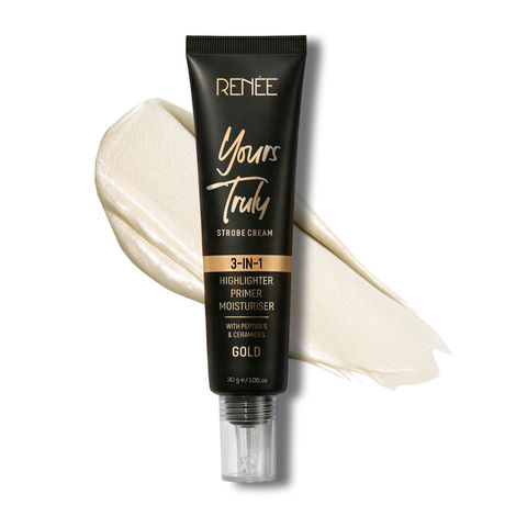 Buy Renee Yours Truly Strobe Cream - Gold (30 gm)-Purplle