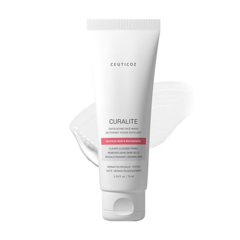 Buy Ceuticoz Curalite Exfoliating Facewash 75 ml-Purplle