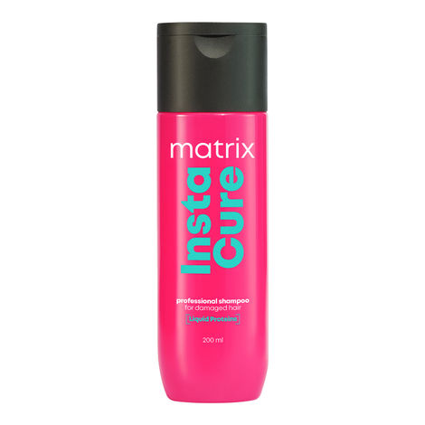 Buy Matrix InstaCure Professional Liquid Protein Shampoo, for Damaged Hair | Reduced Split Ends, Breakage, Knotting | For All Hair Types | Paraben Free, 200 ml-Purplle