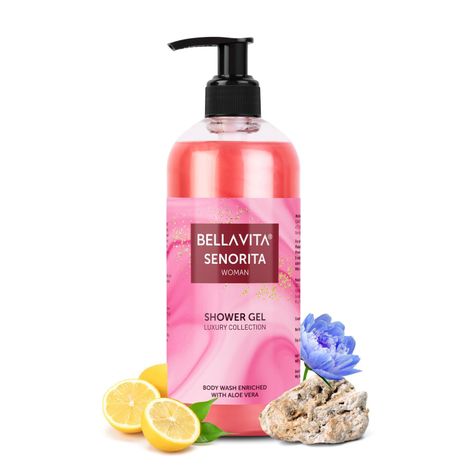 Buy Bella Vita Senorita Woman Body Wash Shower Gel for Women | Deep Cleansing, Hydrating & Moisturising with Aloe Vera Extract | Prevents Dry, Rough Skin | Suitable for All Skin Types (500 ml)-Purplle