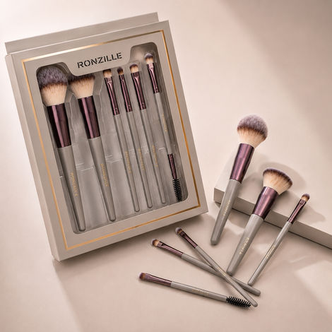 Buy Ronzille Professional Premium Foundation Makeup brush Set of 6 (6 Pc)-Purplle