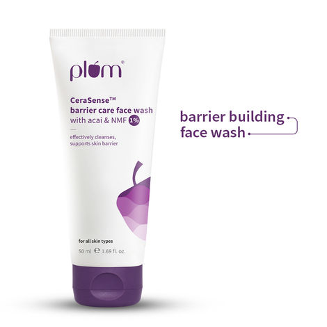Buy Plum CeraSense™ Barrier Care Face Wash with Acai & 1% NMF (50 ml)-Purplle