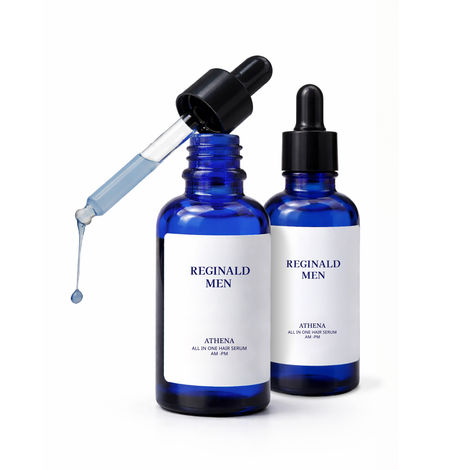 Buy Reginald Men Athena- All in one Hair Growth Serum | 30 ml x 2 | Hair Fall Control & Follicle Boost with 12 Actives | Advanced Hair Growth Serum For Scalp | Controls Hairfall & Boosts New Hair Growth (Pack of 2)-Purplle