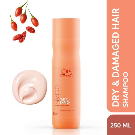 Buy Wella Professionals INVIGO Nutri Enrich Deep Nourishing Shampoo (For Dry And Damaged Hair) 250 ml-Purplle