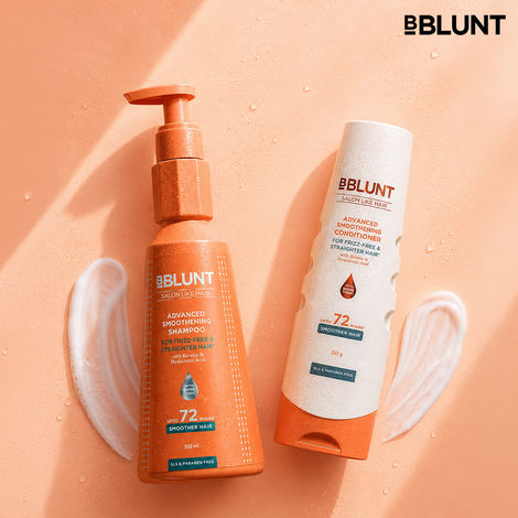 Buy BBLUNT Advanced Smoothening Shampoo (300 ml) + Conditioner (250 gm) - Combo of 2-Purplle