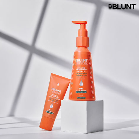 Buy BBLUNT Advanced Smoothening Shampoo (300 ml) + Hair Mask (250 gm) - Combo of 2-Purplle