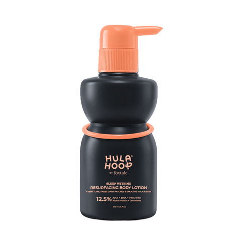 Buy Foxtale 12.5% AHA + BHA Exfoliating Body Lotion | Fades Dark Patches on Elbow, Neck & Knee, Smooths & Evens Skin Tone | Alpha Arbutin & Ceramides | For All Skin Types| (200 ml)-Purplle