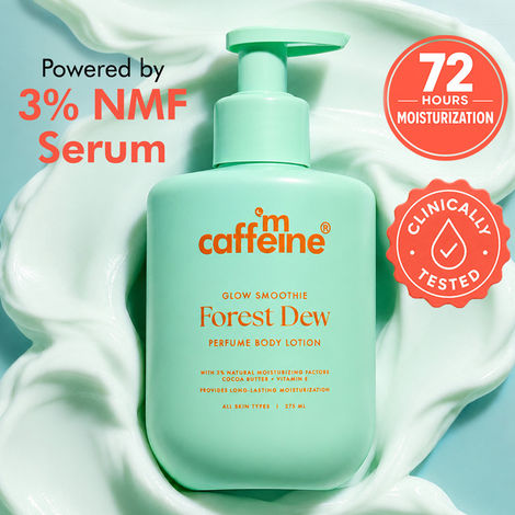 Buy mCaffeine Glow Smoothie Forest Dew Perfume Body Lotion (275 ml)-Purplle