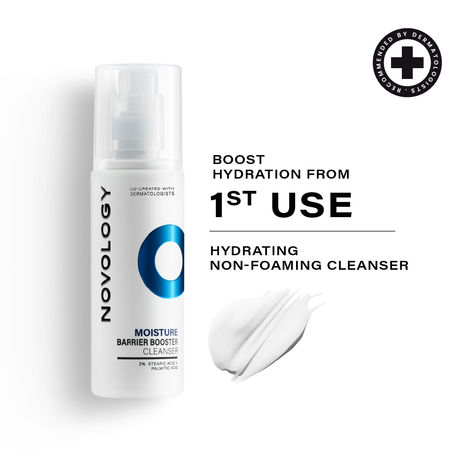 Buy Novology Moisture Barrier Booster Cleanser for Dry Skin, Sensitive Skin | (180 gm)-Purplle