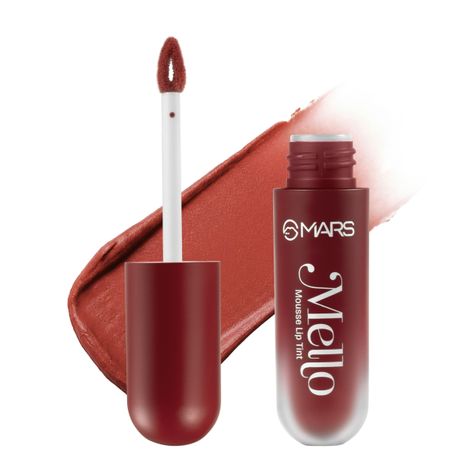 Buy MARS Mello Mousse Lip Tint | Airy Whipped Blurring Mousse | One Swipe High Pigment | Velvet Matte Finish | Lightweight & Non-Sticky | Soft Blur Line-Free Effect | (02-CHERRY) (4 .5 ml)-Purplle