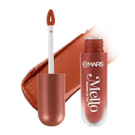 Buy MARS Mello Mousse Lip Tint | Airy Whipped Blurring Mousse | One Swipe High Pigment | Velvet Matte Finish | Lightweight & Non-Sticky | Soft Blur Line-Free Effect | (07-TAFFY) (4.5 ml)-Purplle