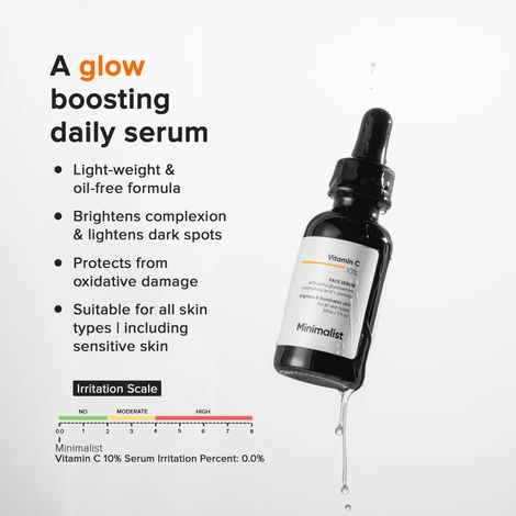 Buy Minimalist Vitamin C 10% Face Serum (20 ml)-Purplle
