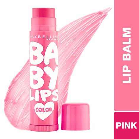 Buy Maybelline New York Baby Lips Color Lip Balm with SPF 11 Up To 24H Moisture - Pink Lolita | 4 gm-Purplle