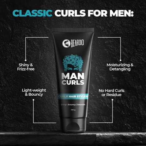 Buy Beardo Man Curls Curly Hair Cream (100 gm)-Purplle