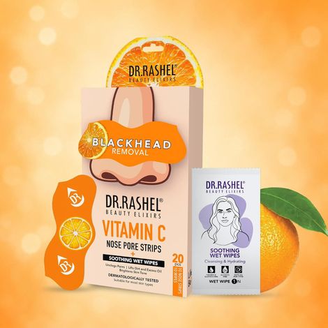 Buy DR.RASHEL Beauty Elixirs Nose Pore 10 Strips - Vitamin C (10 pc)-Purplle