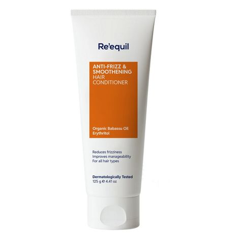 Buy Re'equil Anti-Frizz & Smoothening Hair Conditioner with Babassu Oil | Detangles, smoothens & nourishes hair | For frizz-free, manageable hair (125 gm)-Purplle