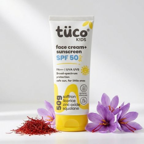 Buy Tuco Kids 2-in-1 Face Cream + Sunscreen SPF 50 (50 gm)-Purplle