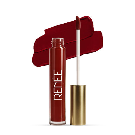 Buy Renee Sindoor- Maroon, Highly Pigmented Formula with Matte Finish, Sponge-tip for easy & precise application, Water Resistance, Smudge-Proof, Lightweight & Long Lasting , Compact & Travel Friendly (4.5 ml)-Purplle