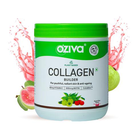 Buy OZiva Vegan Collagen (Tangy Amla) with Biotin & Vit C for Brighter & Youthful Skin (100 gm)-Purplle