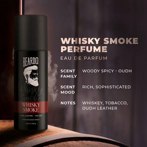 Buy Beardo Whisky Smoke Perfume Body Spray (120 ml)-Purplle