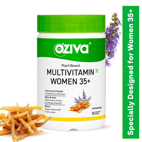 Buy OZiva Plant Based Multivitamin for Women 35+ (60 pc)-Purplle