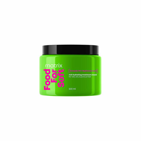 Buy Matrix Food For Soft Rich Hydrating Professional Treatment Mask | 5x More Hydration | 3 Days of Softness | with Avocado Oil & Hyaluronic Acid (500 ml)-Purplle