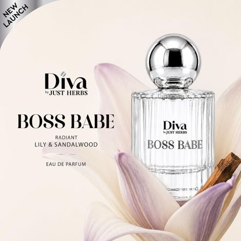 Buy Just Herbs Diva Boss Babe Eau De Parfum | Fresh Long-Lasting Perfume for Women Eau de Parfum (For Women) (30 ml)-Purplle