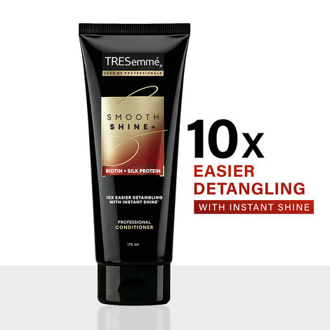 Buy TRESemme Smooth & Shine Conditioner | Biotin & Argan Oil, Moisturizes Dry Damaged Hair, Paraben Free (175 ml)-Purplle
