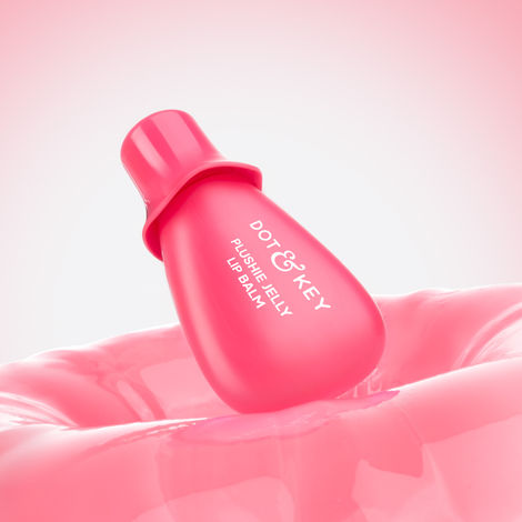 Buy Dot & Key Plushie Jelly Lip Balm In-Vivo Tested SPF 50+ PA++++, Bubblegum (10 ml)-Purplle