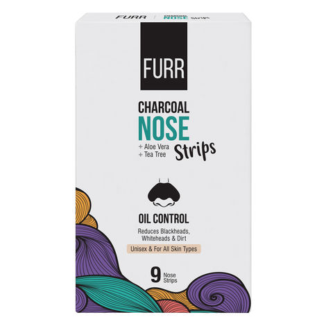 Buy FURR by Pee Safe Blackhead Remover Bamboo Charcoal Nose Strips (9 pc)-Purplle