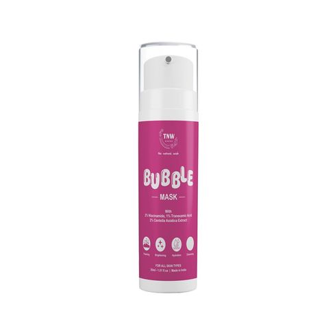 Buy TNW The Natural Wash Oxygenating Bubble Mask | Self-Foaming Brightening & Hydrating Cleansing Care (30 ml)-Purplle