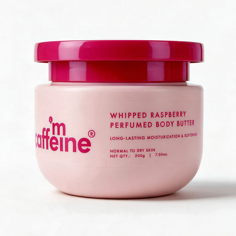 Buy mCaffeine Whipped Raspberry Perfumed Body Butter (200 gm)-Purplle