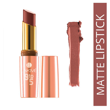 Buy Lakme 9 to 5 Matte Lip Care Red Chaos MR2 (3.6 g) Online | Purplle