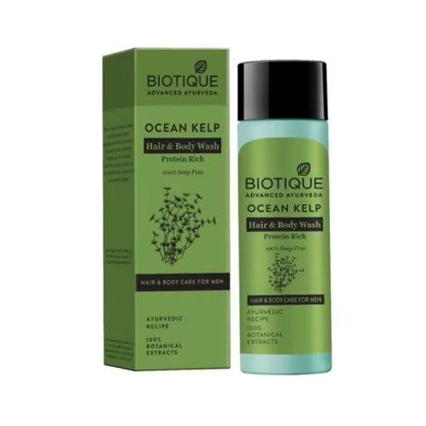Buy Biotique Bio Ocean Kelp Protein Rich Hair & Body Wash (120 ml)-Purplle