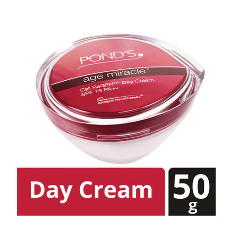Buy Pond's Age Miracle Youthful Glow Day Cream SPF 15 PA++ | For Anti Ageing |10% Retinol-Collagen B3 Complex |Fades Spots | Boost Radiance |50 gm-Purplle