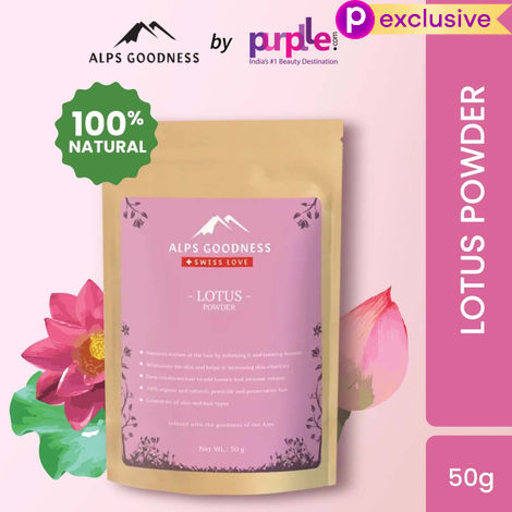 Buy Alps Goodness Powder - Lotus (50 gm)-Purplle